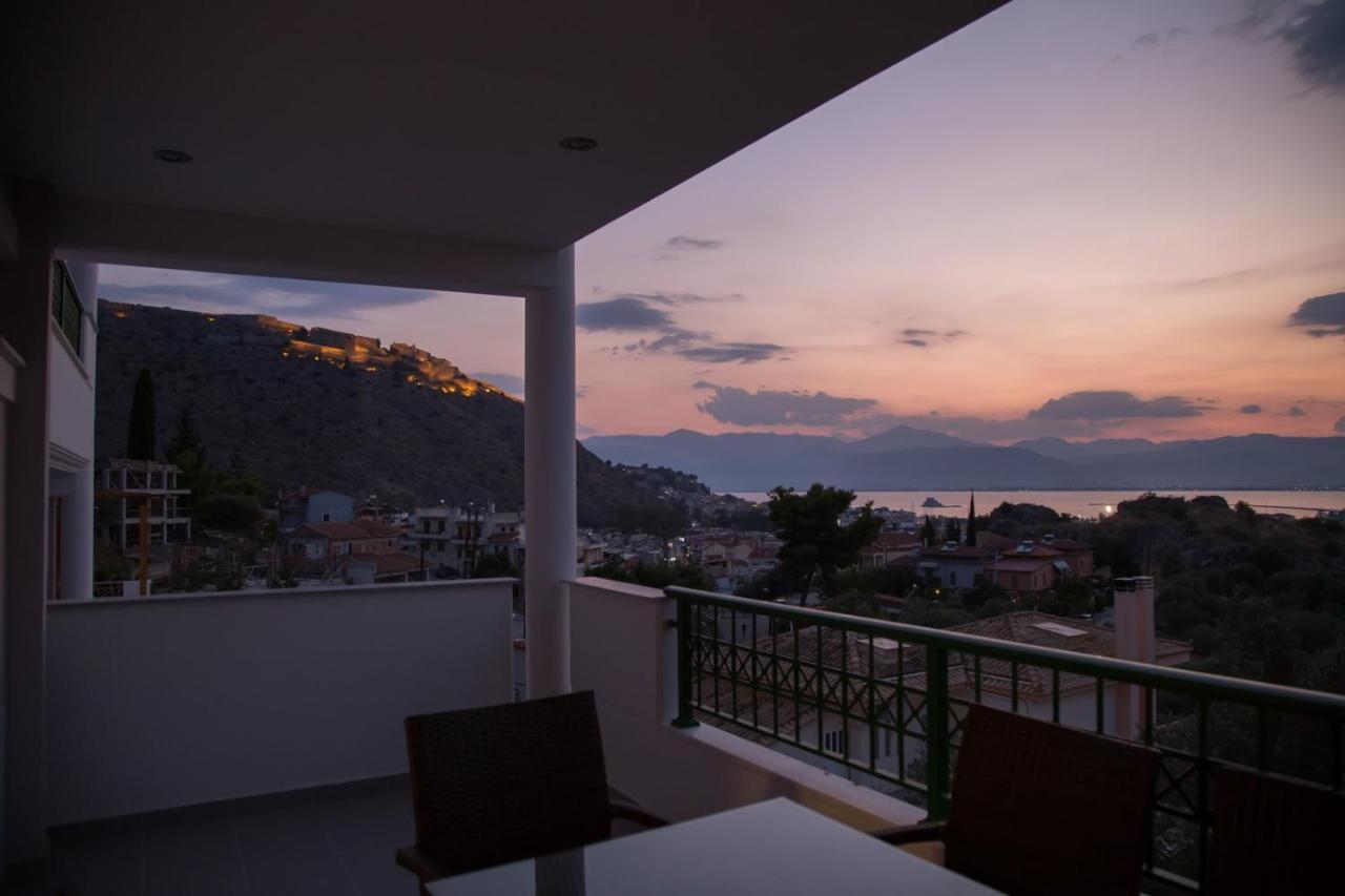 Fedra - Panoramic Sea View Villa นาฟปลิโอ ภายนอก รูปภาพ